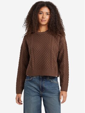 Guess Jeans Guess Jeans Πουλόβερ Maglia ragazza Καφέ Regular Fit