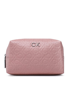 Calvin Klein Calvin Klein Kosmētikas somiņa Re-Lock Cosmetic Pouch Em Mono K60K610261 Rozā