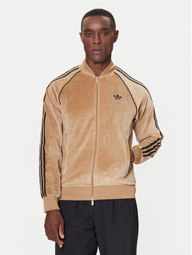adidas adidas Mikina SST adicolor Velour JX1561 Béžová Loose Fit