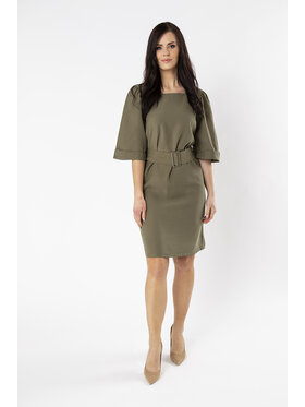 QUIOSQUE QUIOSQUE Sukienka codzienna KHALO DRESS Zielony Regular Fit