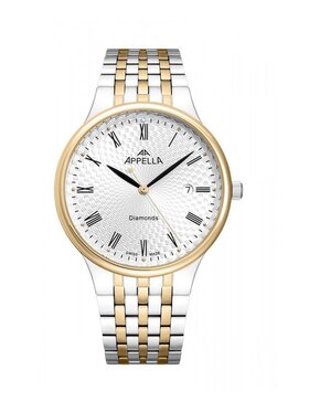 Appella Appella Zegarek L12002.2133DQ Srebrny