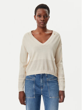 Gaudi Gaudi Pulover 511BD53022 Bej Regular Fit
