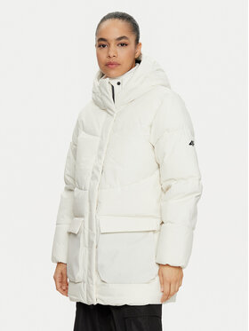 4F 4F Télikabát 4FWAW24TDJAF474 Ekru Regular Fit