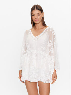 Etam Etam Kimonó 6539279 Fehér Relaxed Fit