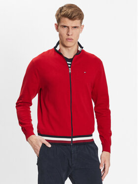 Tommy Hilfiger Tommy Hilfiger Megztinis MW0MW32028 Raudona Regular Fit