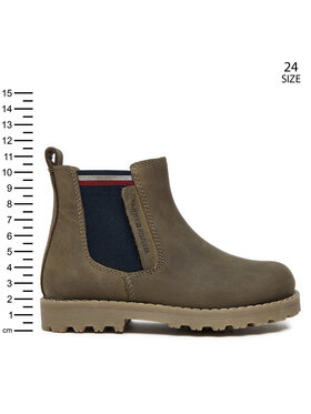 Tommy Hilfiger Gležnjarji T1X5-33700-0124 M Zelena