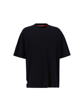 Alpha Industries Alpha Industries T-Shirt Logo Code Backprint T-Shirt Czarny Relaxed Fit