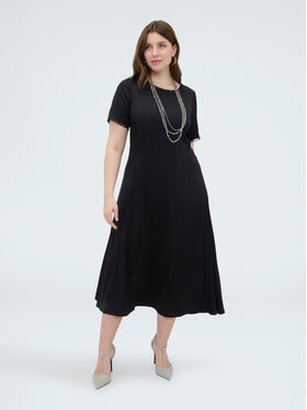 Fiorella Rubino Fiorella Rubino Vestito da giorno 7078T001758N033 Nero A-Line Fit