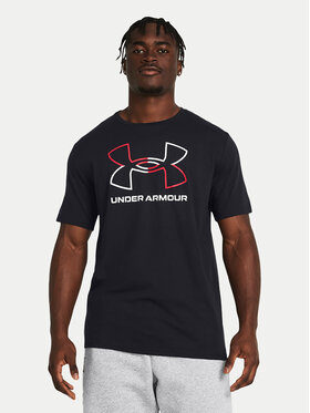 Under Armour Under Armour Tricou Ua Gl Foundation Update Ss 1382915-001 Negru Loose Fit