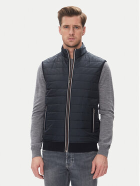 Bugatti Bugatti Bezrękawnik 8850 75121C Granatowy Regular Fit