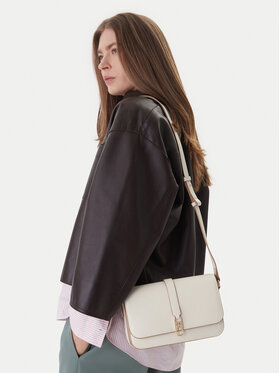 Tommy Hilfiger Tommy Hilfiger Kabelka Th Libre Flap Crossover AW0AW17723 Béžová