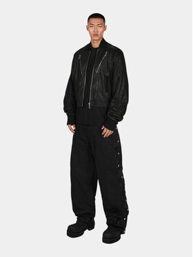 MADE BY SOCIETY MADE BY SOCIETY Spodnie materiałowe Pantaloni FRAME - P17742 Czarny Basic Fit