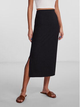 Pieces Pieces Puzdrová sukňa 17101527 Čierna Slim Fit