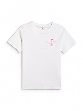 4F 4F T-Shirt BOW MOTION Biały Regular Fit