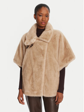 PINKO PINKO Pelzmantel Comodino 103837 A2PI Beige Regular Fit