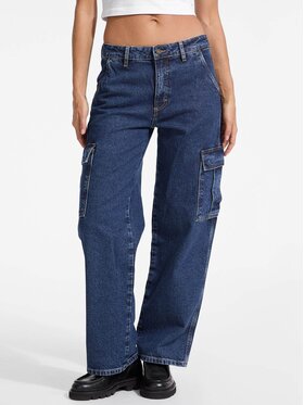 Guess Jeans Guess Jeans Jeansy 175481 Modrá Relaxed Fit