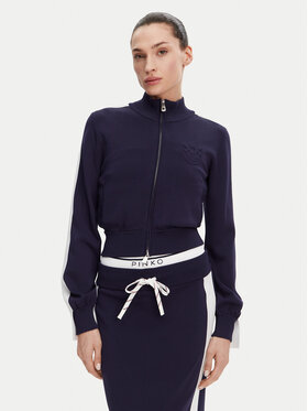 PINKO PINKO Pulóver Wellington Maglia 104738 A2FQ Sötétkék Regular Fit