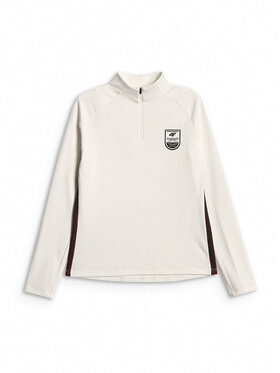 4F 4F Bluza techniczna FOOTBALL Biały Regular Fit
