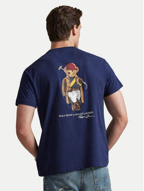 Polo Ralph Lauren Polo Ralph Lauren T-Shirt 710B16610001 Tmavomodrá Regular Fit