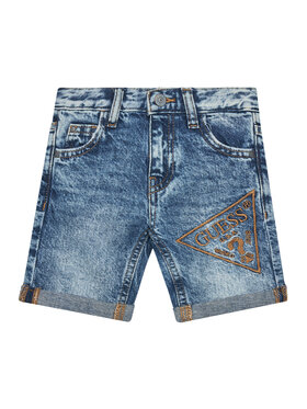 Guess Guess Дънкови шорти N5GD16 D41E0 Син Regular Fit