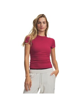 Under Armour Under Armour Koszulka techniczna 6013774 Czerwony ciemny Slim Fit