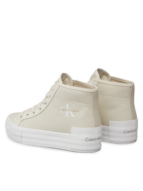 Calvin Klein Jeans Tenisice Bold Vulc Flatf Mid Cs Ml Btw YW0YW01392 Bež