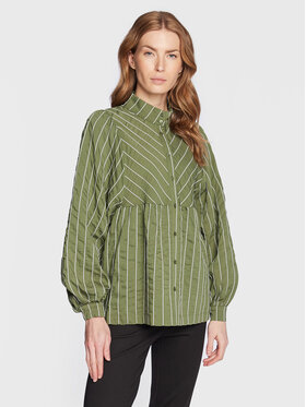 Moss Copenhagen Moss Copenhagen Риза Sidona 16974 Зелен Regular Fit