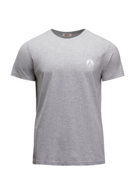 Jott Jott T-Shirt Pietro Logo Szary Regular Fit