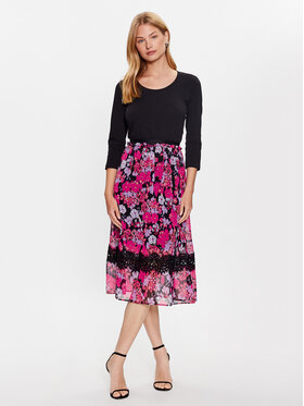 Liu Jo Liu Jo Ежедневна рокля WF3060 J7821 Черен Regular Fit