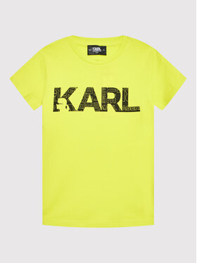 KARL LAGERFELD KARL LAGERFELD T-Shirt Z25358 D Grün Regular Fit