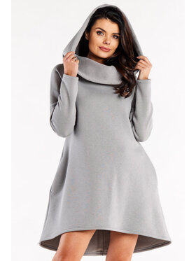 Infinite You Infinite You Vestito di maglia M328 Grigio Basic Fit