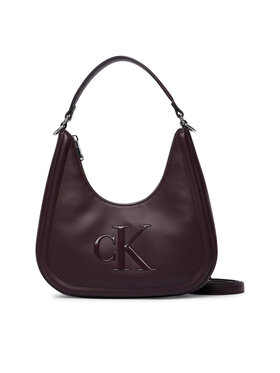 Calvin Klein Calvin Klein Handtasche Bold Ck Small Crescent Bag LV04F3561G Dunkelrot