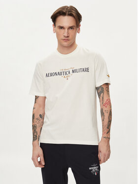Aeronautica Militare Aeronautica Militare T-Shirt 241TS2218J641 Biały Regular Fit