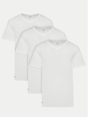 Lacoste Lacoste Súprava 3 tričiek TH9008 Biela Slim Fit