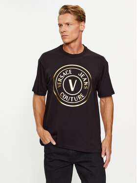 Versace Jeans Couture Versace Jeans Couture T-Shirt 75GAHT05 Schwarz Regular Fit
