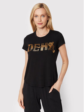 Deha Deha Tričko B74492 Čierna Regular Fit