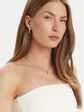 Swarovski Swarovski Комплект колие и обеци 5723197 Сребрист