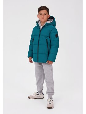 minoti minoti Kurtka zimowa 33COAT267 Turkusowy Regular Fit