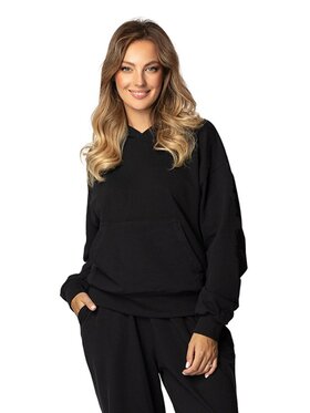 DKaren Sport DKaren Sport Bluza DK-K-B8 Czarny Regular Fit