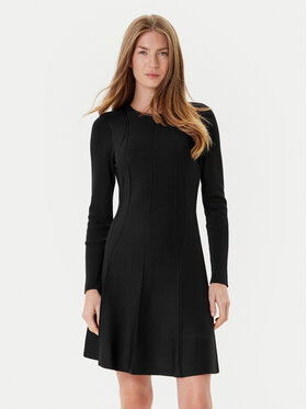 TWINSET TWINSET Φόρεμα υφασμάτινο 252TP3640 Μαύρο Slim Fit