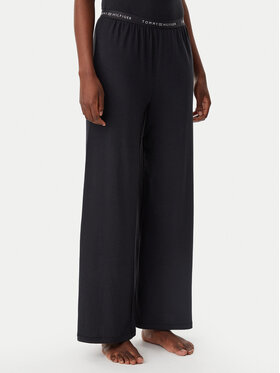 Tommy Hilfiger Tommy Hilfiger Pantaloni pijama UW0UW05776 Negru Relaxed Fit