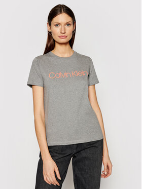 Calvin Klein Calvin Klein T-Shirt Core Logo K20K202018 Γκρι Regular Fit