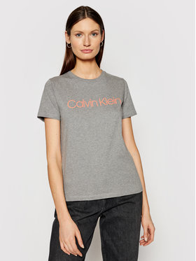 Calvin Klein Calvin Klein Tričko Core Logo K20K202018 Sivá Regular Fit