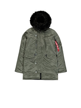 Alpha Industries Alpha Industries Kurtka zimowa N-3B VF 59 Winter Jacket Women Zielony Slim Fit