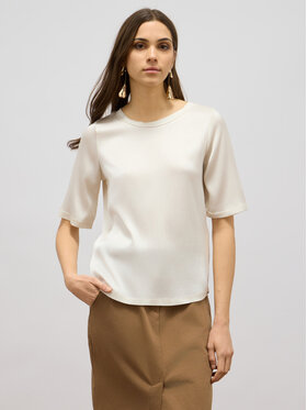 Oltre Oltre Blusa 2479R003042N021 Bianco Regular Fit