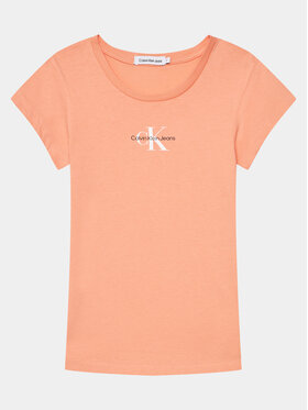 Calvin Klein Jeans Calvin Klein Jeans T-shirt Micro Monogram IG0IG01470 Ružičasta Slim Fit