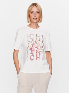 ICHI ICHI T-Shirt 20118311 Biały Regular Fit