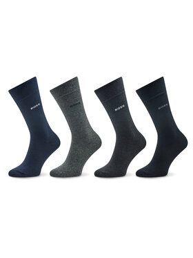 Boss Boss Set di 4 paia di calzini lunghi da uomo 50484012 Multicolore