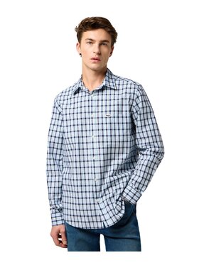 Wrangler Wrangler Košulja 112371552 Plava Regular Fit