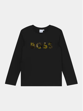 Boss Boss Bluză J25O87 D Negru Slim Fit